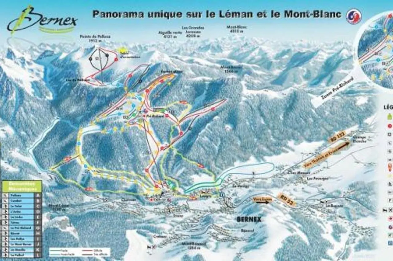Le 67,ski et randonnée,lave linge,sèche linge,parking Bernex France